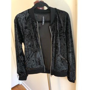 Design Lab L&T Velour Zip Up sweatshirt